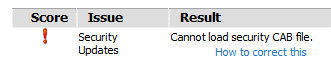 Resultaat 7a — Security CAB file