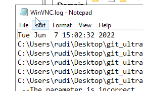Rudi in VNC